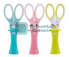 Ножницы Deli 6065 Magic Rabbit детские 137мм ТПЭ сталь ассорти блистер