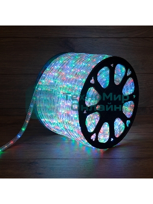 Дюралайт Neon-night LED, свечение с динамикой (3W) - мульти (RYGB), 36 LED/м, бухта 100м