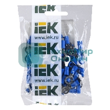 Наконечник НКИ 2-6 (кольцо 1.5-2.5) (уп. 100 шт) IEK UNL20-D25-4-6