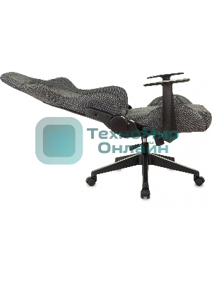 Кресло Zombie Neo 3C1 серый, экокожа, 120 кг, механизм качания