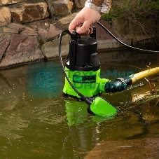 Дренажный насос Сибртех для грязной воды СДН650-35 650 Вт напор 8 м 11000 л/ч