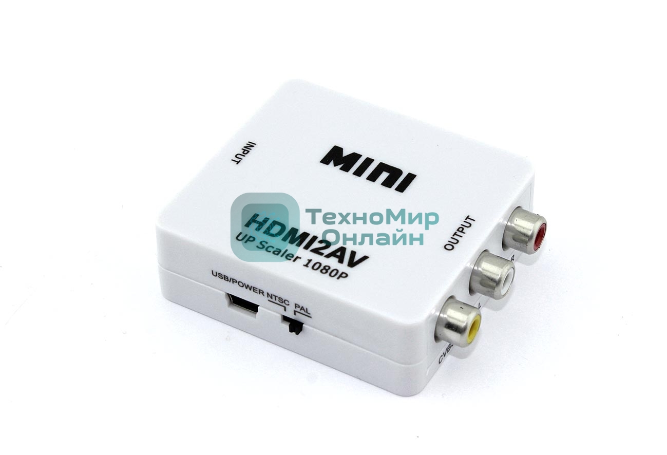 Переходник с HDMI на AV (тюльпаны)