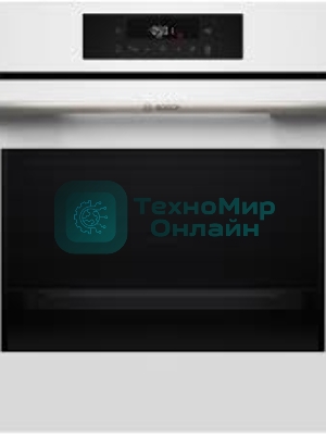 Духовой шкаф электрический Bosch HJG852YW0T Serie 6, 60 см, 66 л, белый,сенсорное управление, 8 режимов+AutoPilot 30(30 автоматических программ), LCD-дисплей, галогенное освещение, самоочистка EcoClean,Soft Open and Soft Close door,телескопические направляющие на 2 уровнях