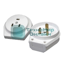 Разъем РШ-ВШ 32А 250В 2Р+РЕ скрыт. уст. бел. UNIVersal 1236