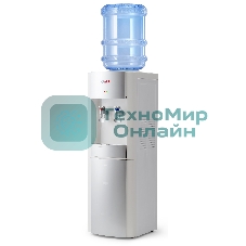 Кулер AEL LD-AEL-28 напольный электронный белый/серебристый