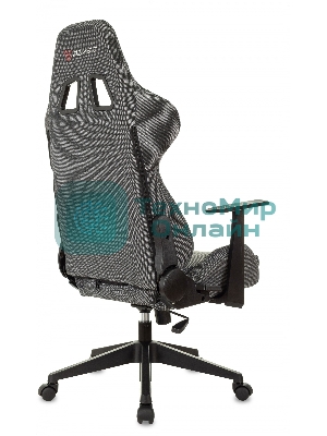 Кресло Zombie Neo 3C1 серый, экокожа, 120 кг, механизм качания