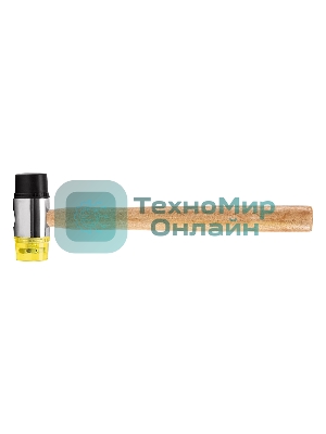 Молоток рихтовочный Sparta бойки 35 мм, комбинированная головка, деревянная ручка