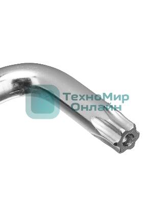 Набор ключей имбусовых Matrix HEX-TORX, 18 шт: HEX 1,5–10 мм, T10-T50, CrV, короткие, сатин.