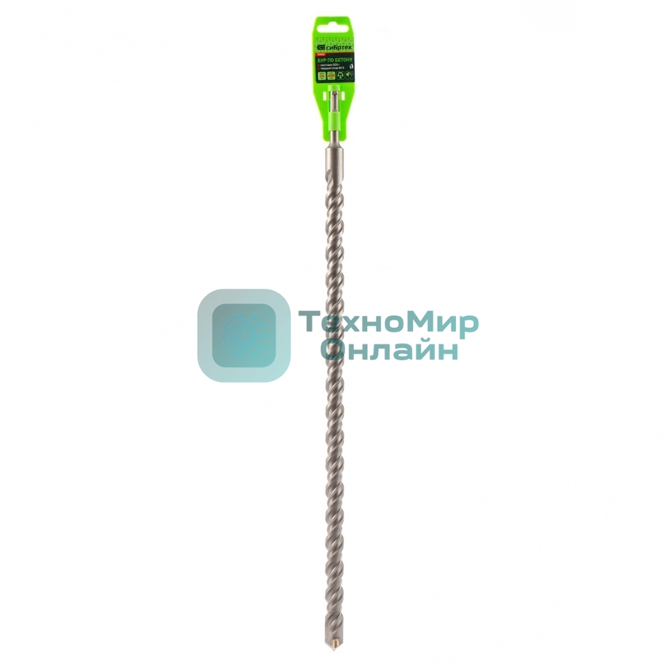 Бур по бетону Сибртех 24 x 600 мм, SDS PLUS