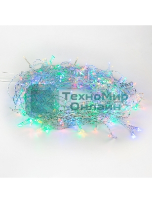 Гирлянда Neon-night Светодиодный Дождь 1,5х1,5 м, свечение с динамикой, прозрачный провод, 230 В, диоды мультиколор