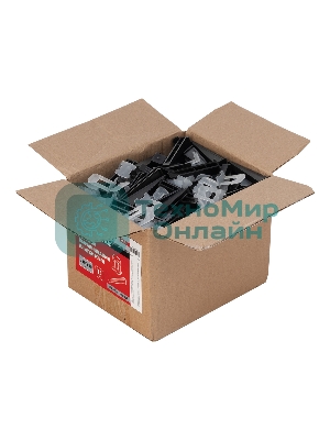 Комплект зажим + клин для системы выравнивания плитки Matrix СВП Ворота, 250/250 шт. в коробе