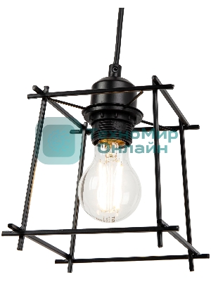 Светильник потолочный Hiper Подвес 1хЕ27х60Вт черный H046-0