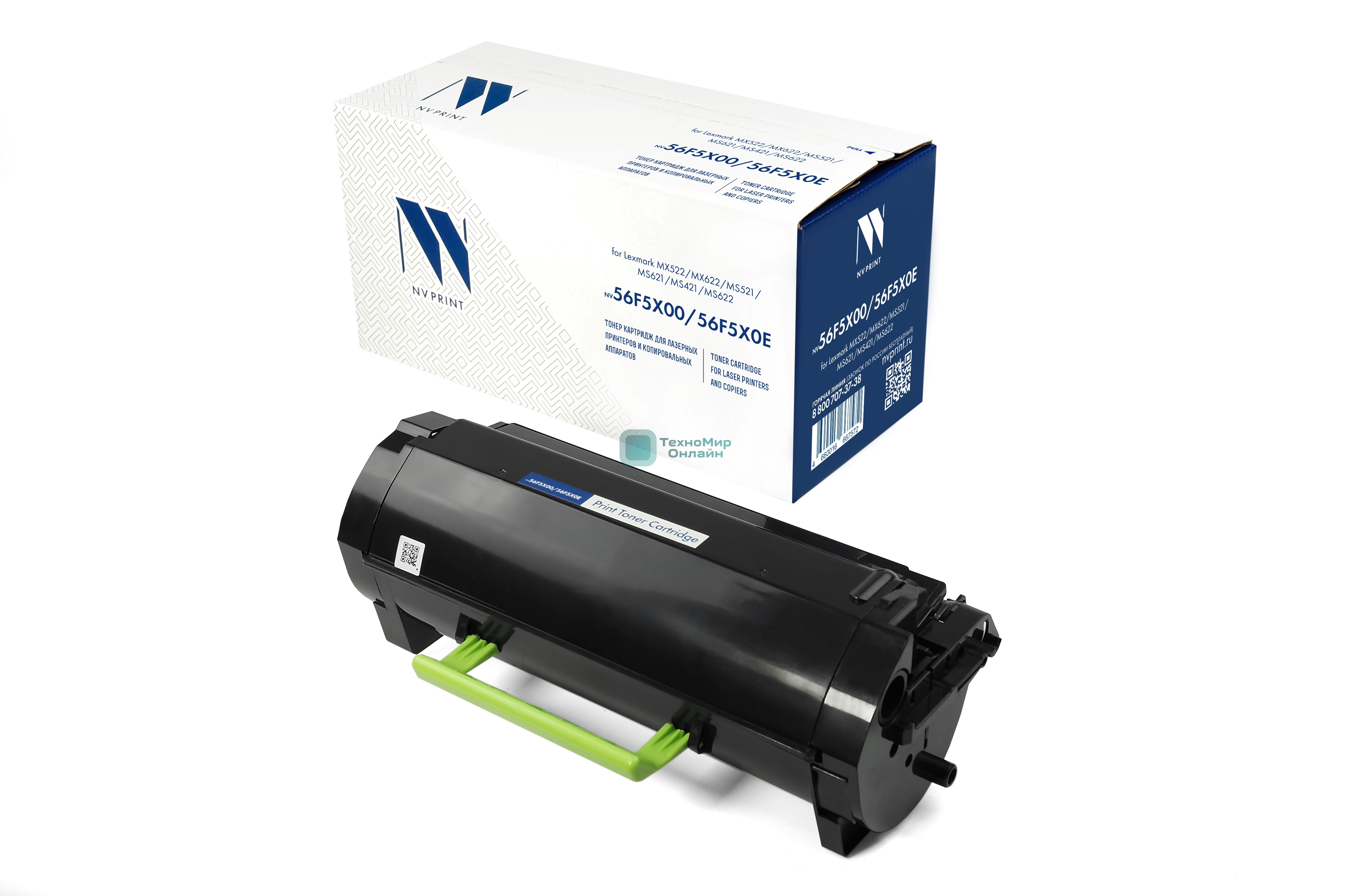 Картридж NVPrint совместимый NV-56F5X00/56F5X0E для Lexmark MX522/MX622/MS521/MS621/MS421/MS622 (20000k)