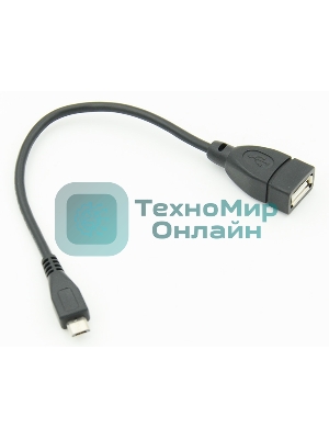 Кабель USB Behpex OTG USB(f)/MicroUSB (0.2м)