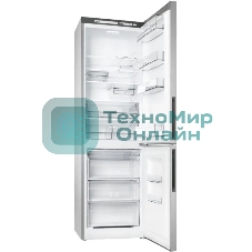 Холодильник Atlant XM-4624-181 серебристый двухкамерный 228/119л морозилка снизу