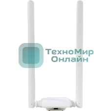 Сетевой адаптер WiFi Mercusys MW300UH USB 2.0 (ант.внеш.несъем.) 2ант.