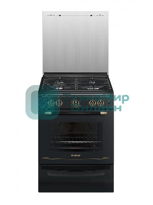 Плита газовая Gefest ПГ 6100-02 0187 черный, конфорок 4 шт, духовка 52 л, 60 см x 85 см x 60 см