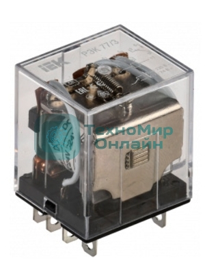 Реле РЭК 77-3 10А 24В DC IEK RRP10-3-10-024D