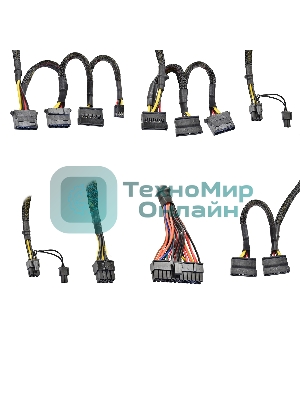 Блок питания ExeGate 650PPH-LT-S-OEM (EX282046RUS-OEM-S), 650Вт, 80 PLUS, 120мм, черный