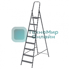 Стремянка Сибртех 8 ступеней, компактная, стальная