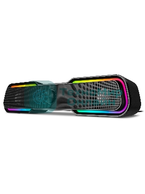 Акустическая система SVEN 450 2.0 (2x5W, Bluetooth, RGb-подсветка) черная