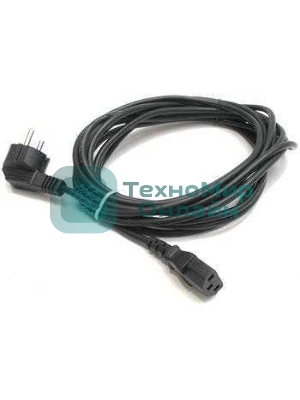 Кабель питания Cord Power Gembird/Cablexpert 1.8м, Schuko- C13, 6А, черный, с зазем.