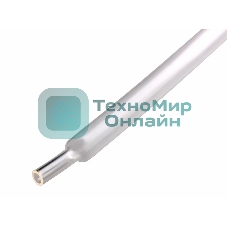 Термоусаживаемая трубка Rexant 5,0/2,5 мм, прозрачная, упаковка 50 шт. по 1 м