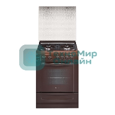 Плита газовая Gefest ПГ 6100-03 0003 коричневый, конфорок 4 шт, духовка 52 л, 60 см x 85 см x 60 см