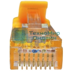 Патч-корд Suprlan 10-0161 UTP RJ-45 вил.-вилка RJ-45 cat.5e 0.5м желтый LSZH 24AWG