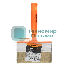 Кисть-ракля Sparta 30х120 мм, натуральная щетина, пластмассовый корпус, пластмассовая рукоятка