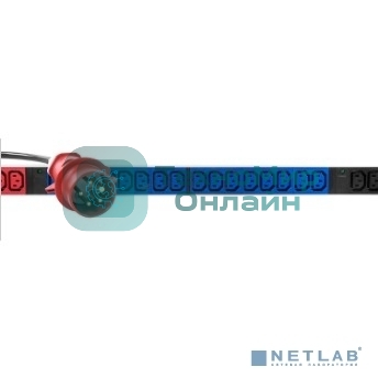 Вертикальный блок розеток REM Rem-3x32, 3 фазы 32A, 6 авт, инд, 36 C13, 1420 мм, вх IEC 309, шнур 3 м (R-3x32-36C13-A-I-1420-3-3PN)