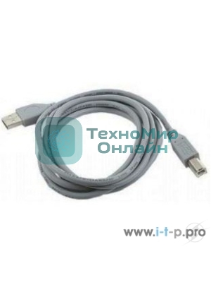 Кабель USB2.0 Pro Cablexpert CCP-USB2-AMBM-6G, AM/BM, 1.8м, экран, серый