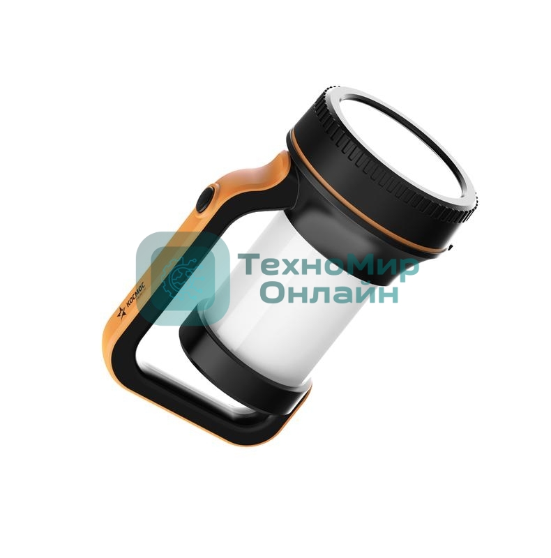 Фонарь-прожектор светодиодный Космос PREMIUM 7Вт 4800 мАч 30х0.5Вт режим кемпинг 3 режима работы аккум. литий супер яркий экономный время работы от 4 до 18ч зарядка micro USB провод в компл.