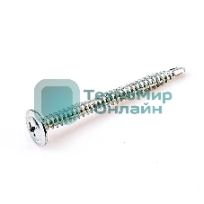 Саморез 4.2х13 металл-металл с прессшайбой сверло цинк (уп. 1000 шт) коробка СТРОЙМЕТИЗ ММ4213СЦ1