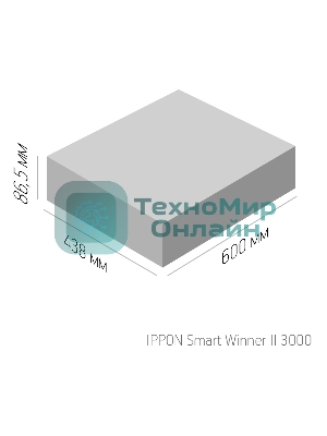 Источник бесперебойного питания Ippon Smart Winner II 3000 2700Вт 3000ВА черный