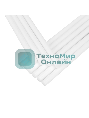 Стержни клеевые Rexant Ø 7 мм, 200 мм, белые (10 шт./уп.) (хедер)