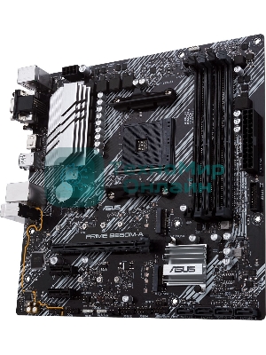 Материнская плата ASUS PRIME B550M-A/CSM, Socket AM4, B550, 2*DDR4, D-Sub+DVI+HDMI, SATA3 + RAID, Audio, Gb LAN, USB 3.1*8, USB 2.0*4, COM*1 header (w/o cable), mATX ; 90MB14I0-M0EAYC