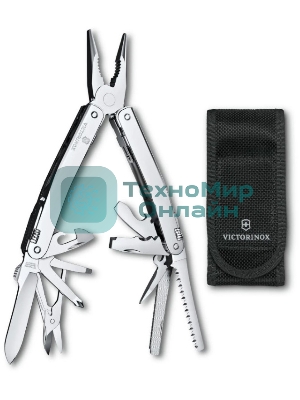Мультитул Victorinox SwissTool Spirit MX (3.0224.MN) 105мм 24функц. чехол нейлоновый серебристый подар.коробка