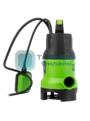 Дренажный насос Сибртех для грязной воды СДН800-35 800 Вт напор 9 м 13500 л/ч