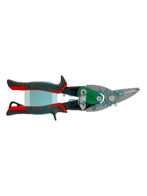 Ножницы по металлу Matrix, 250 мм, правый рез,сталь CRMO,двухкомпонентные рукоятки, PRO