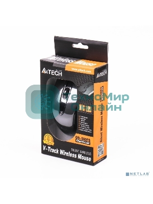 Мышь беспроводная A4Tech G9-500FS черный, 1200 dpi, радиоканал, USB, кнопки - 4