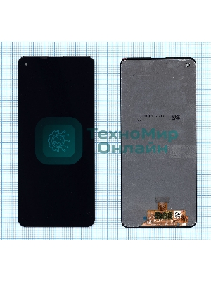 Дисплей для Samsung Galaxy A21S SM-A217F PLS, черный