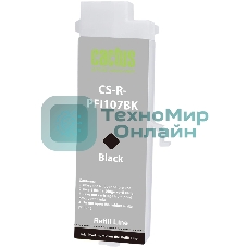 Картридж перезаправляемый струйный Cactus CS-R-PFI107BK черный для Canon imageProGRAF iPF670/680/685/770/780/785 без чипа