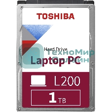 Жесткий диск Toshiba HDD 1Tb L200 Slim (7мм) 2,5