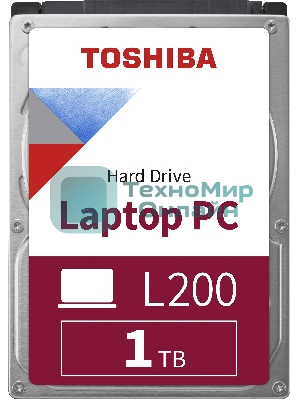 Жесткий диск Toshiba HDD 1Tb L200 Slim (7мм) 2,5