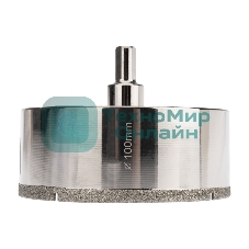 Коронка алмазная Kranz 100 мм с центровочным сверлом