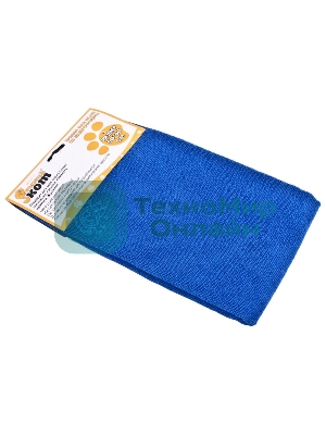 Тряпка для пола из микрофибры Рыжий кот M-02F-L, синий, размер: 50*60 см