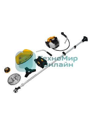 Триммер бензиновый Denzel DTL-37-4T, 4-тактный, 37 см3, неразъемная штанга, сост. из 2 частей