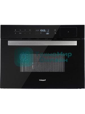 Духовой шкаф электрический Weissgauff OEMS 459 PDB черный, встраиваемый