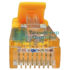 Патч-корд Suprlan 10-0162 UTP RJ-45 вил.-вилка RJ-45 cat.5e 1м желтый LSZH 24AWG